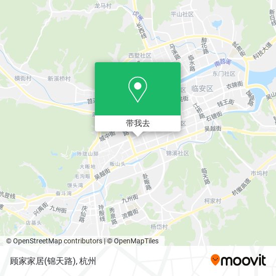顾家家居(锦天路)地图