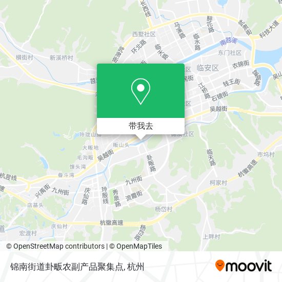 锦南街道卦畈农副产品聚集点地图
