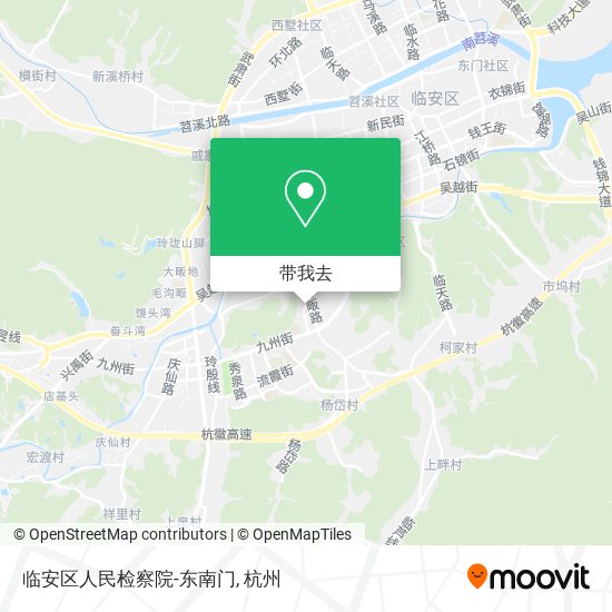 临安区人民检察院-东南门地图