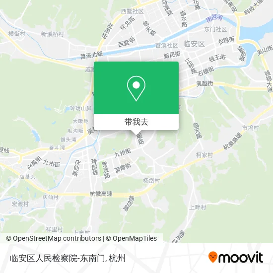临安区人民检察院-东南门地图