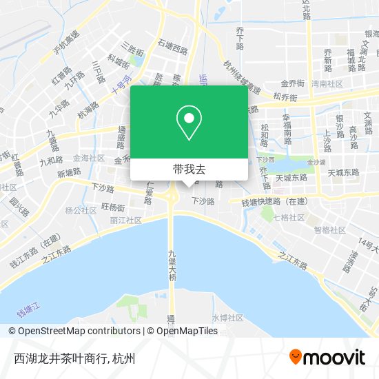 西湖龙井茶叶商行地图
