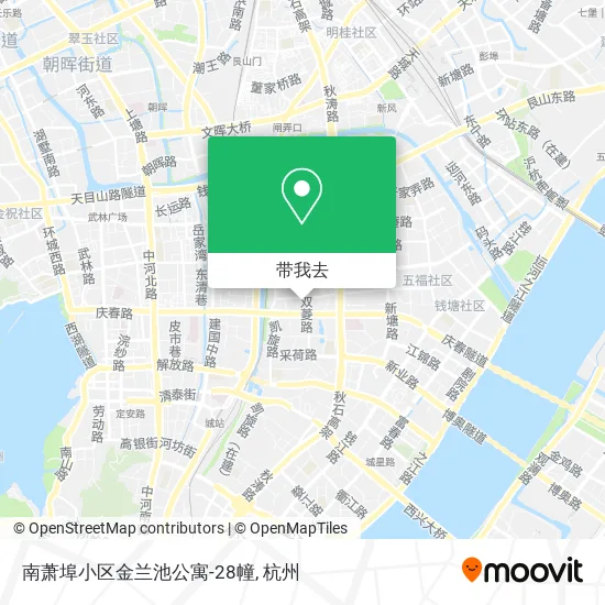 南萧埠小区金兰池公寓-28幢地图