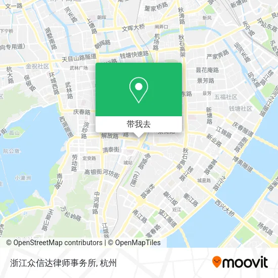 浙江众信达律师事务所地图