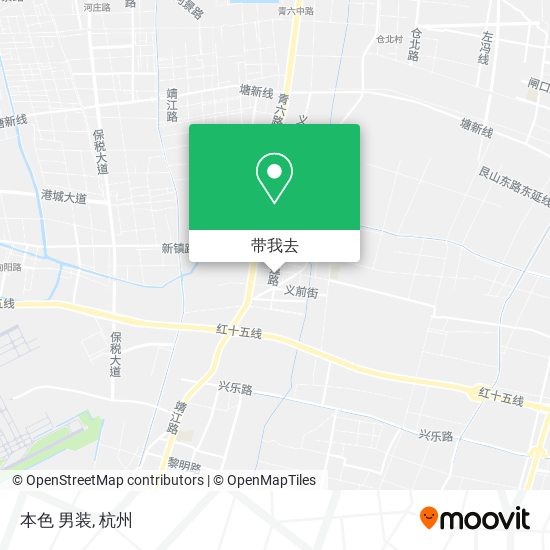 本色  男装地图