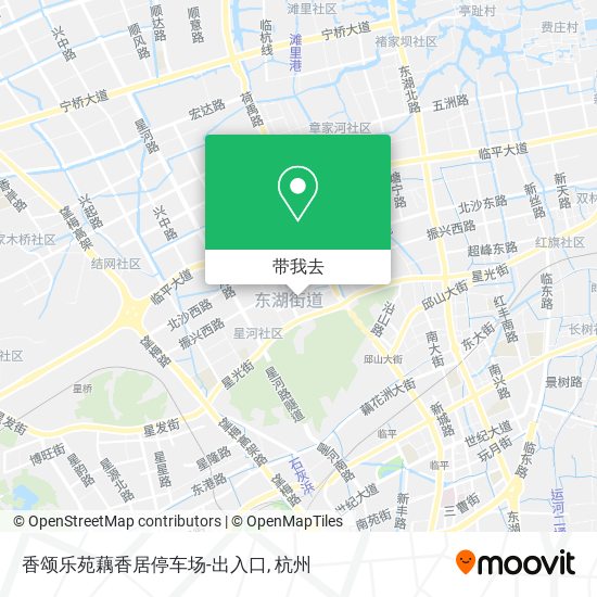 香颂乐苑藕香居停车场-出入口地图