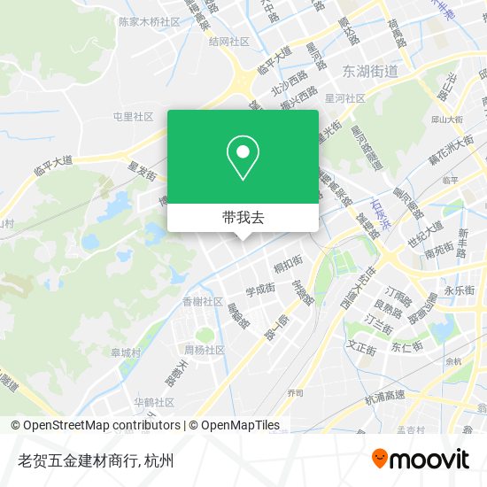 老贺五金建材商行地图