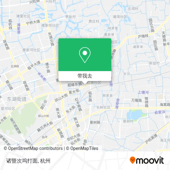 诸暨次坞打面地图