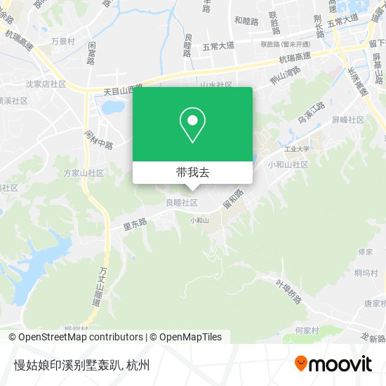 慢姑娘印溪别墅轰趴地图
