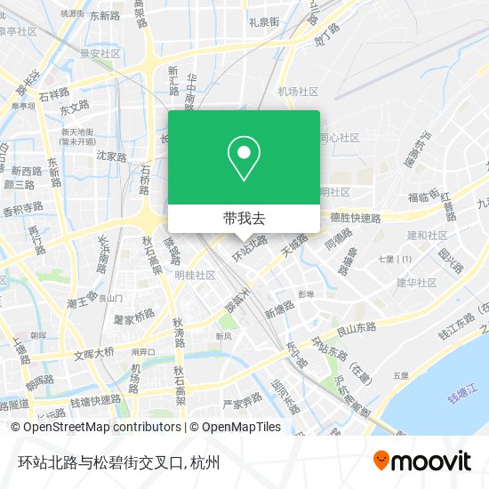 环站北路与松碧街交叉口地图