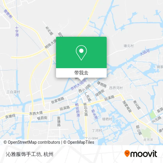 沁雅服饰手工坊地图
