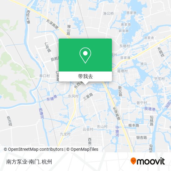 南方泵业-南门地图