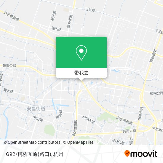 G92/柯桥互通(路口)地图