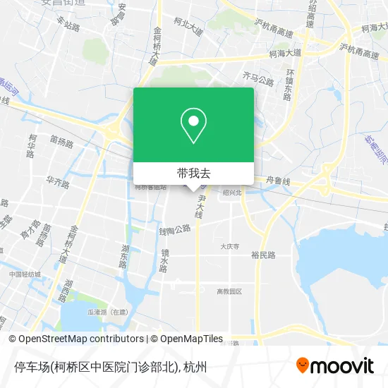 停车场(柯桥区中医院门诊部北)地图