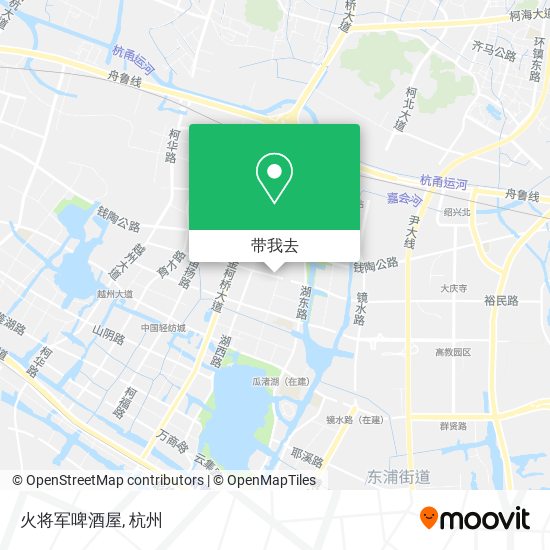 火将军啤酒屋地图