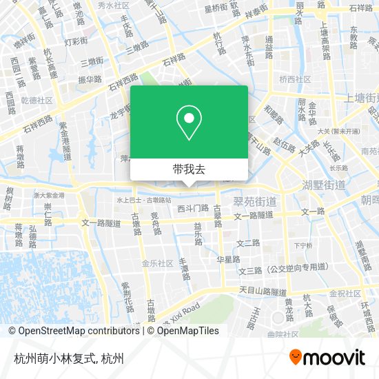 杭州萌小林复式地图