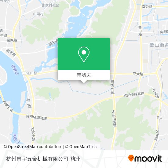 杭州昌宇五金机械有限公司地图