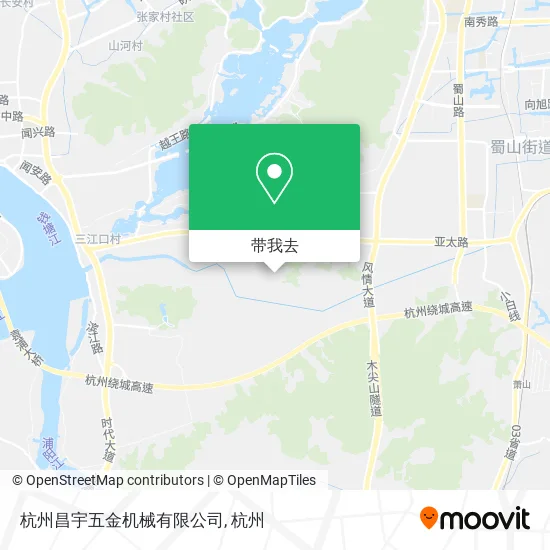 杭州昌宇五金机械有限公司地图