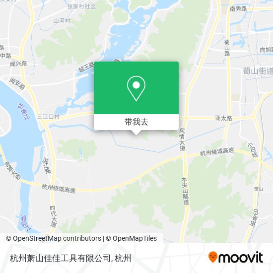 杭州萧山佳佳工具有限公司地图