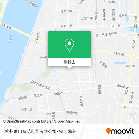 杭州萧山鲸花电泵有限公司-东门地图