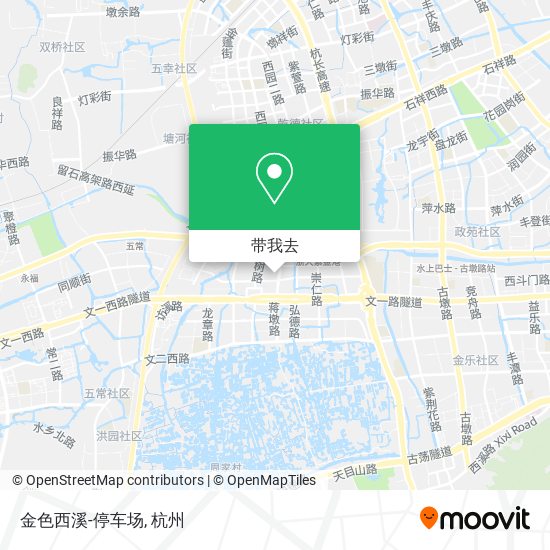 金色西溪-停车场地图