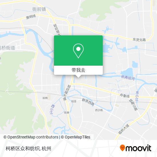 柯桥区众和纺织地图