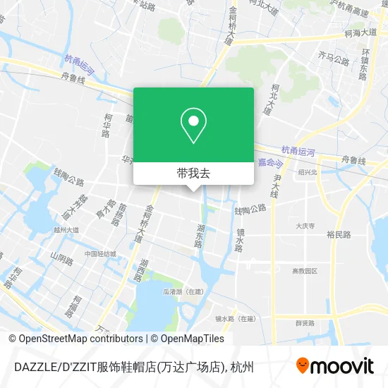 DAZZLE/D'ZZIT服饰鞋帽店(万达广场店)地图