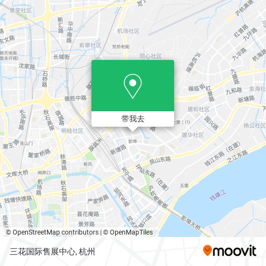 三花国际售展中心地图