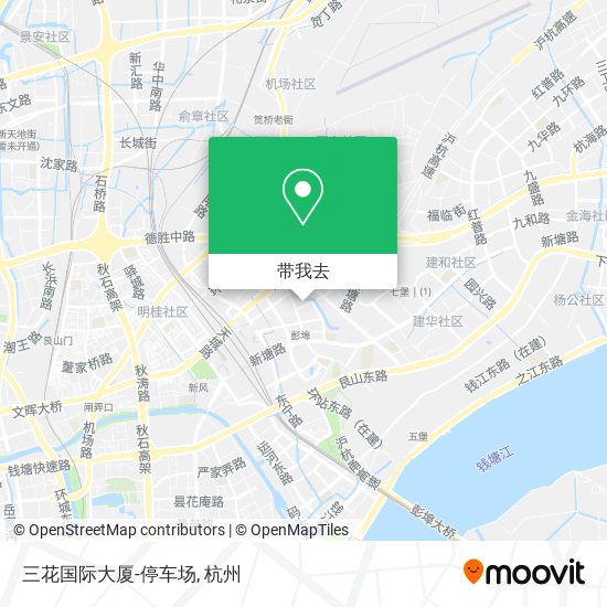 三花国际大厦-停车场地图