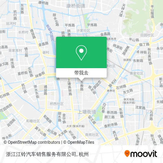 浙江江铃汽车销售服务有限公司地图