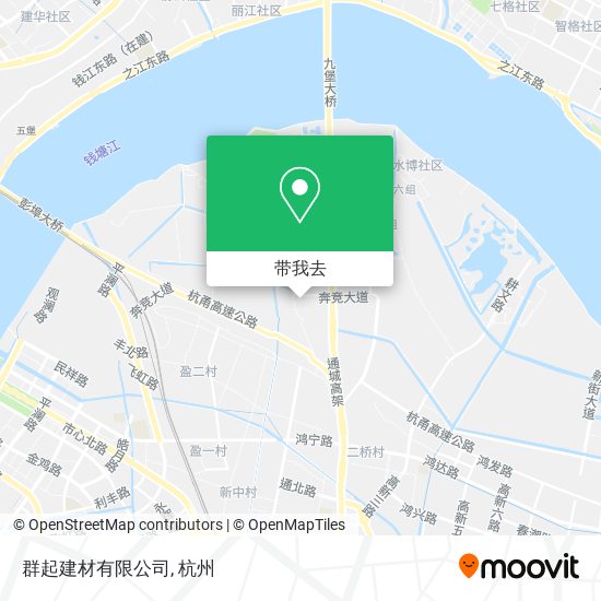 群起建材有限公司地图
