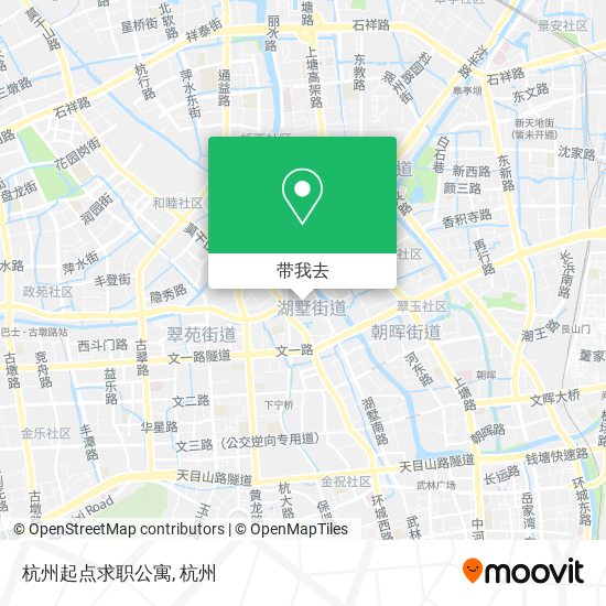 杭州起点求职公寓地图