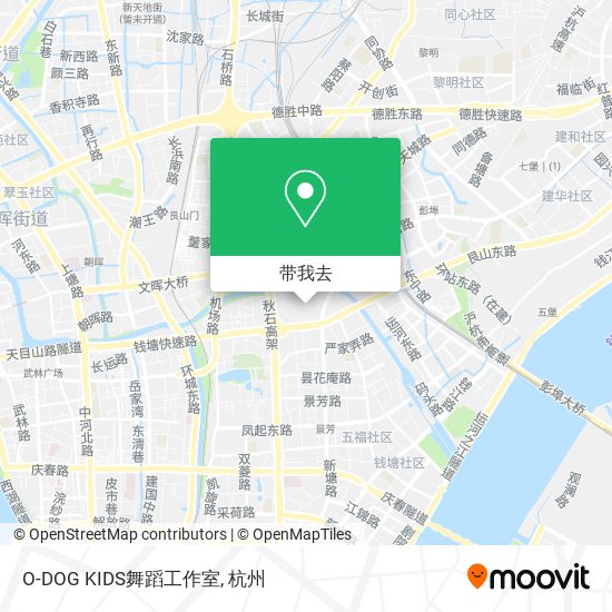 O-DOG KIDS舞蹈工作室地图
