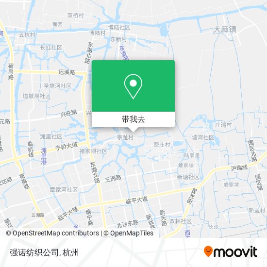 强诺纺织公司地图