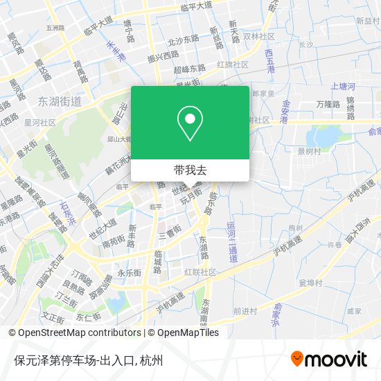 保元泽第停车场-出入口地图