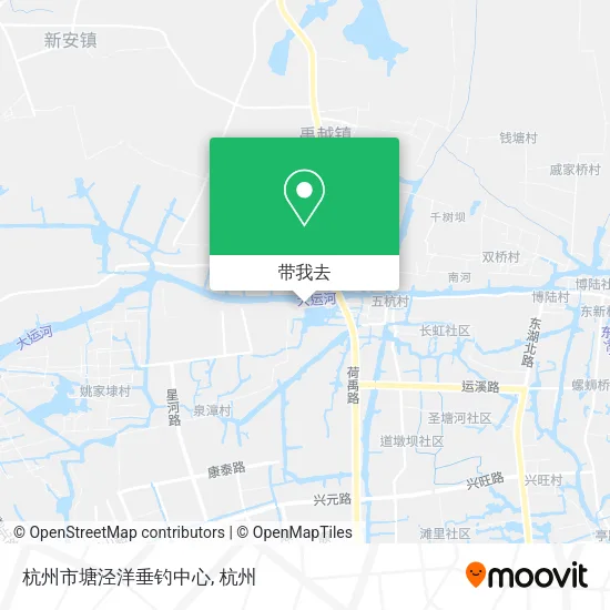 杭州市塘泾洋垂钓中心地图