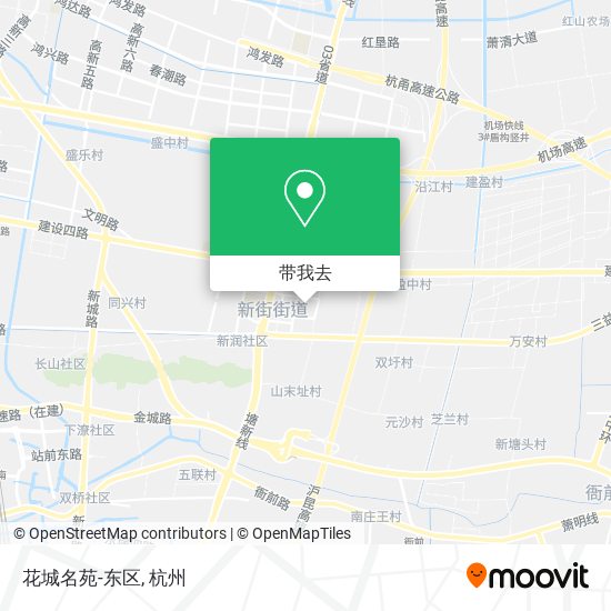 花城名苑-东区地图