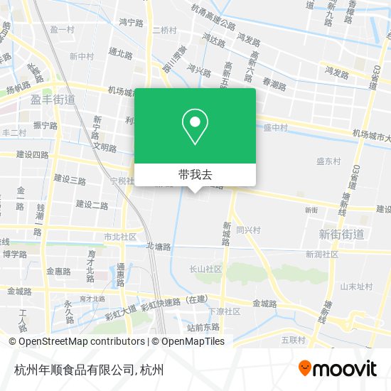 杭州年顺食品有限公司地图