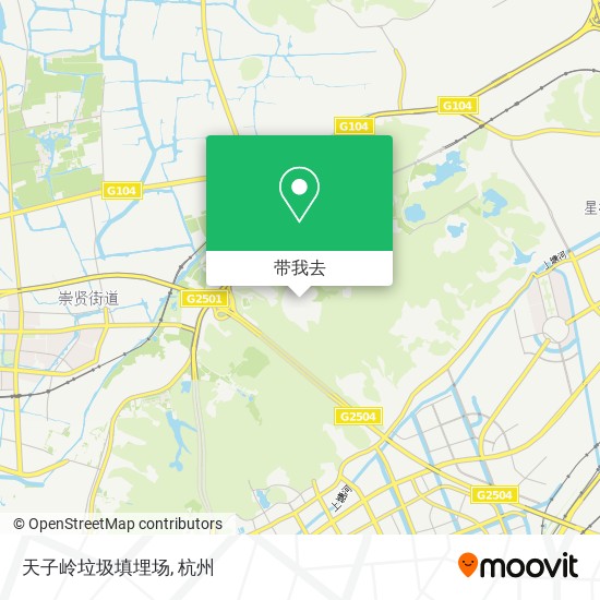 天子岭垃圾填埋场地图