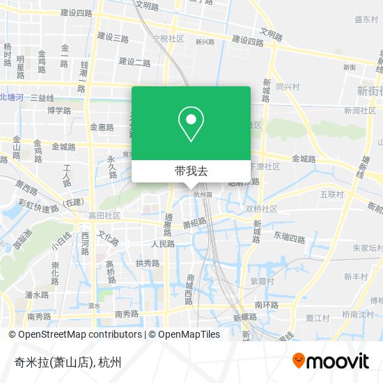 奇米拉(萧山店)地图