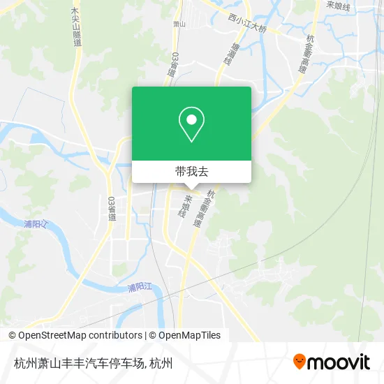 杭州萧山丰丰汽车停车场地图
