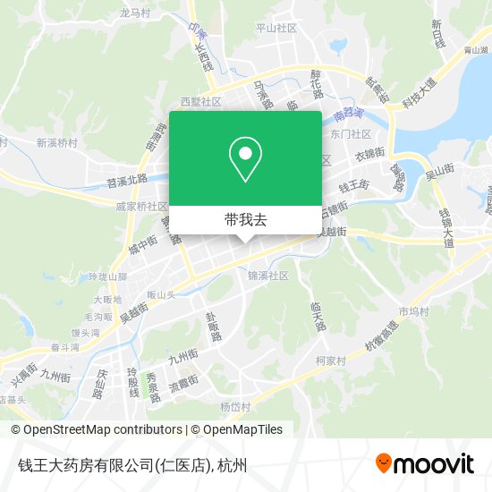 钱王大药房有限公司(仁医店)地图