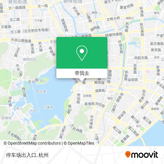 停车场出入口地图
