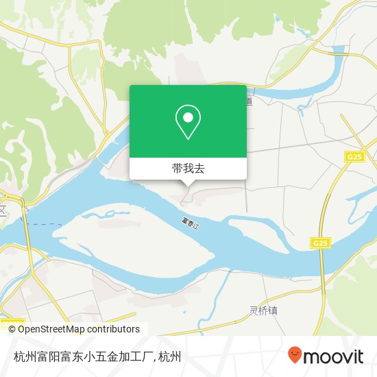 杭州富阳富东小五金加工厂地图