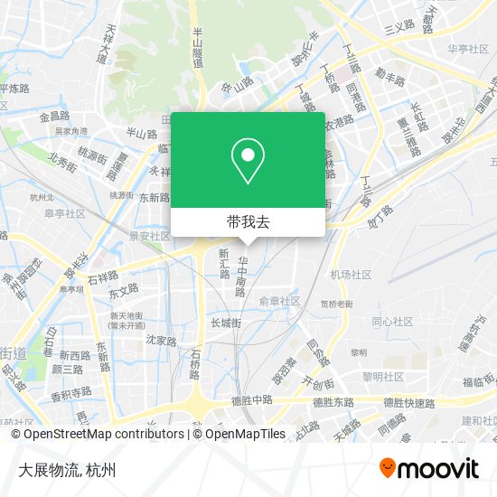 大展物流地图