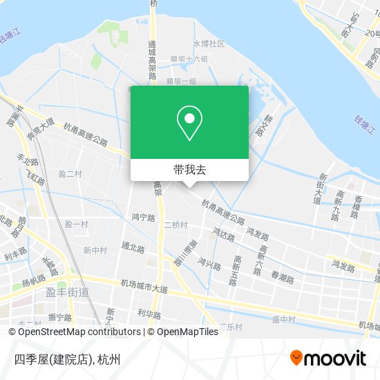 四季屋(建院店)地图