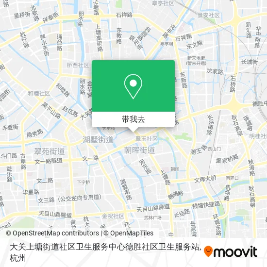 大关上塘街道社区卫生服务中心德胜社区卫生服务站地图