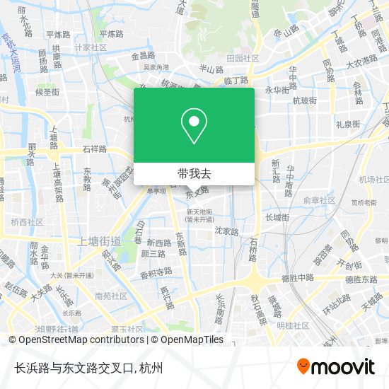 长浜路与东文路交叉口地图