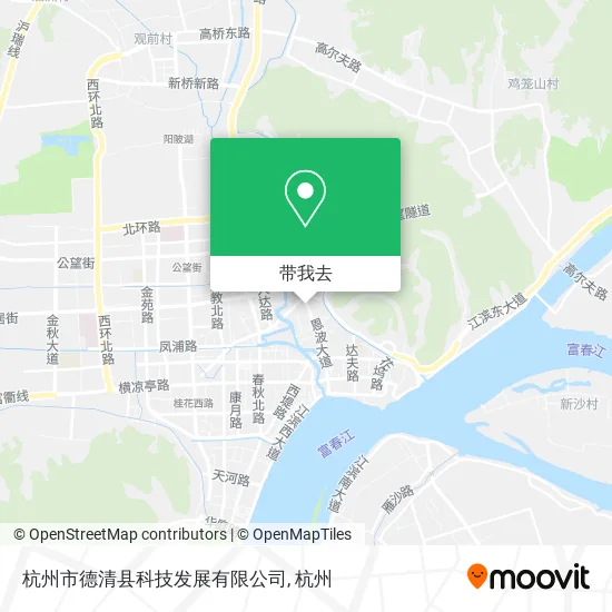 杭州市德清县科技发展有限公司地图