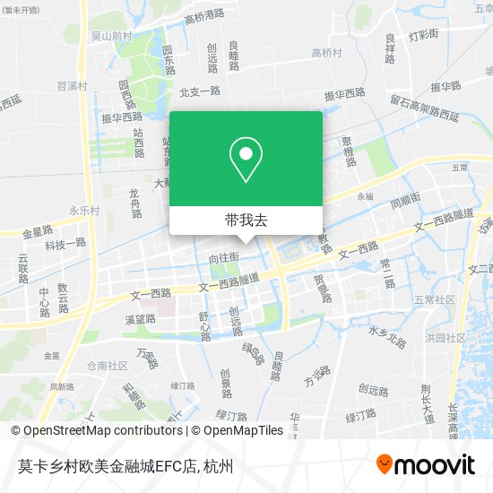 莫卡乡村欧美金融城EFC店地图