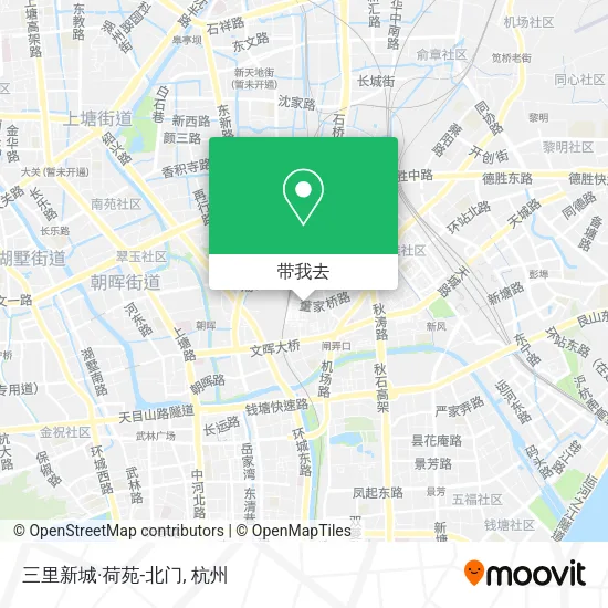 三里新城·荷苑-北门地图